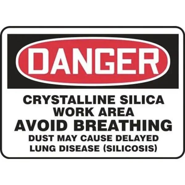 Accuform OSHA DANGER SAFETY SIGN CRYSTALLINE MCHG142VA MCHG142VA - main
